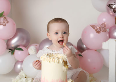 Older Babies Photography with Cake