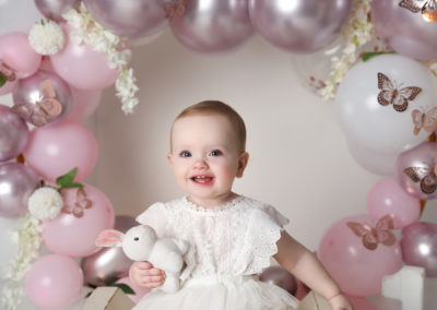 Older Baby Photography with Cake